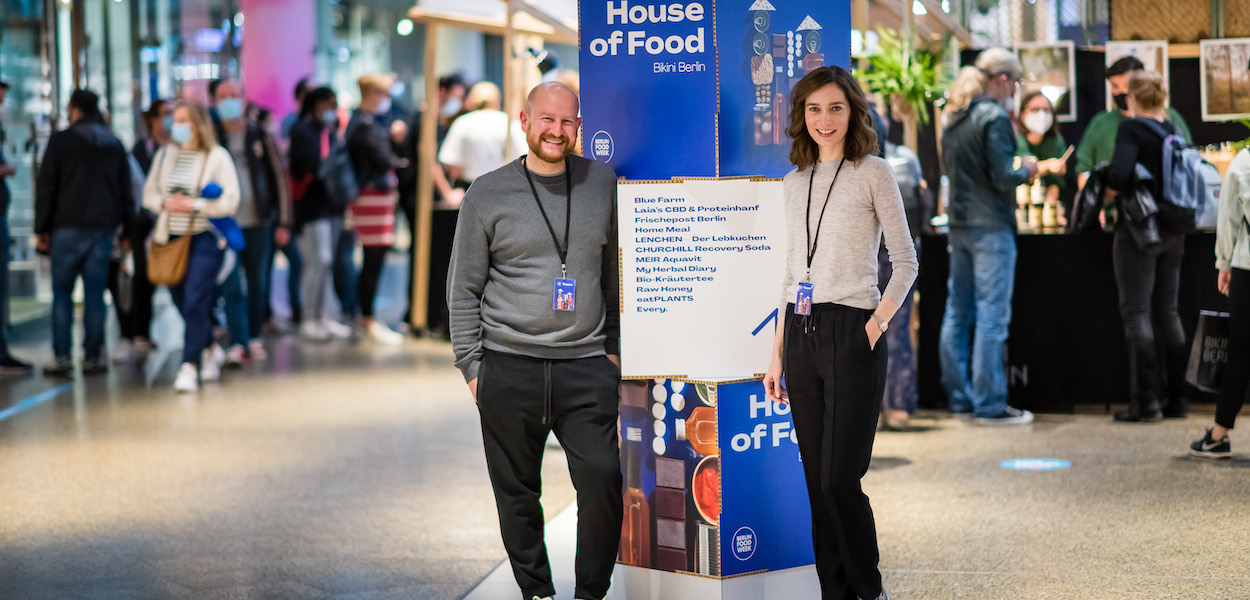 Die Geschäftsführer Alexandra Laubrinus und Michael Hetzinger im House of Food. Foto: Ulf Büschleb